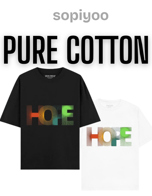 HOPE Oversized T-Shirt – Vibrant Urbanwear by SOPIYOO
